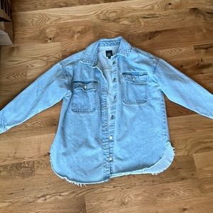 Wild Fable denim Shacket. Size medium.